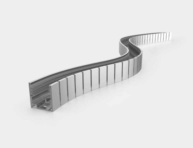 Bendable Serrated Aluminum Profile