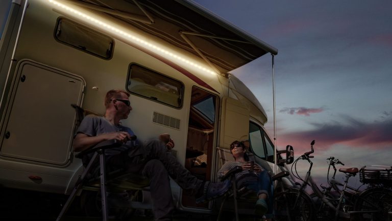 LED LIGHT STRIP ON rv