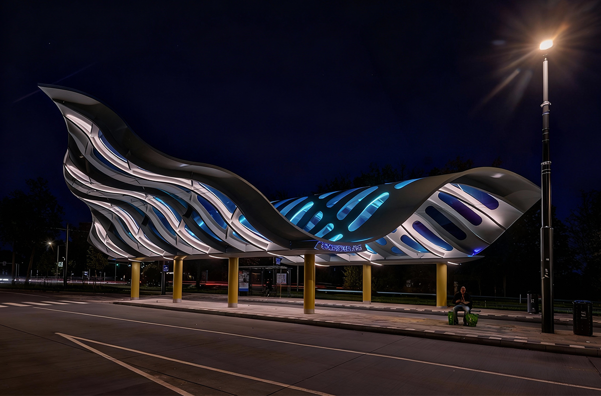 Busstation Kronenburg Haarlem